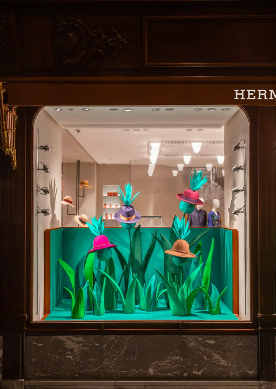 Un jardin d'automne pour Hermès