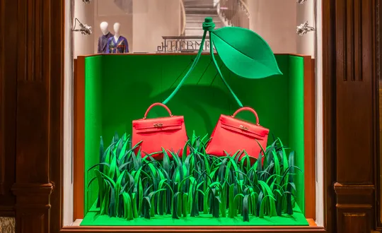 Un jardin d'automne pour Hermès